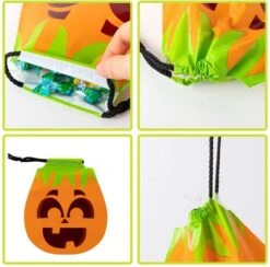 108Pcs Halloween Goody Bags With Drawstring -Spirit Halloween Shop 61qTcGbba2L. AC SL1200 600x593 1