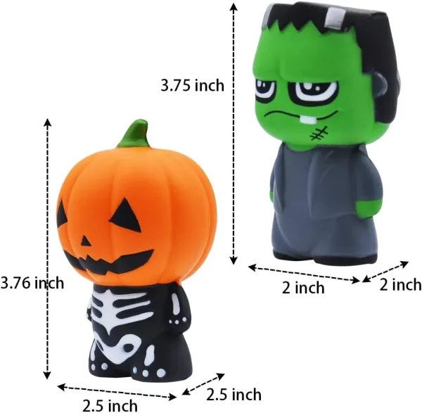 6Pcs Themed Squishy Toys For Halloween 8 6Pcs Themed Squishy Toys For Halloween - Image 6