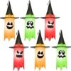 6pcs Light Up Hanging Halloween Ghost Decorations 24in -Spirit Halloween Shop 6Pcs Light up Hanging Ghost 24in 1