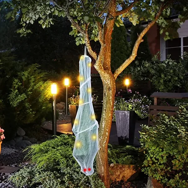 LED Mummy Cocoon Corpse Halloween Decoration 71in 6 LED Mummy Cocoon Corpse Halloween Decoration 71in - Image 4