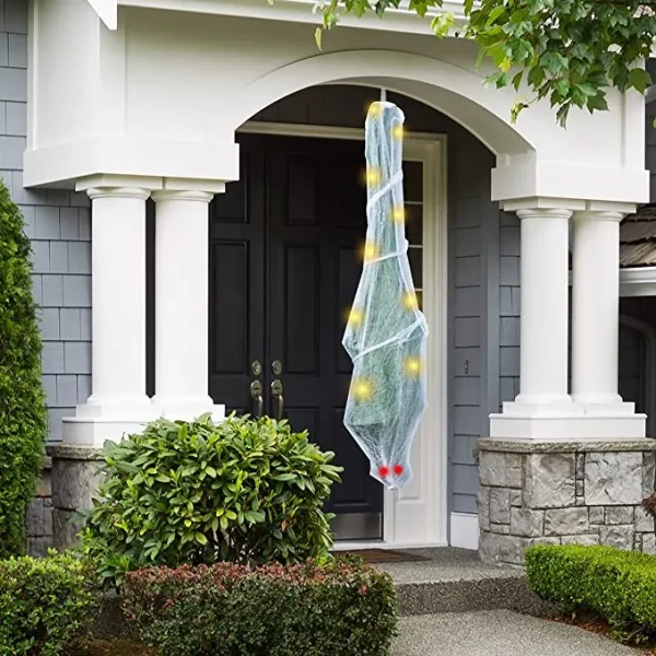 LED Mummy Cocoon Corpse Halloween Decoration 71in 5 LED Mummy Cocoon Corpse Halloween Decoration 71in - Image 3