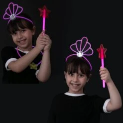 54PcsPrincess Glow Stick Set -Spirit Halloween Shop 71VMwsR1USL. AC SL1500 600x600 1