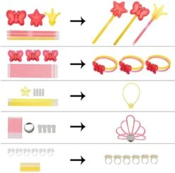 54PcsPrincess Glow Stick Set -Spirit Halloween Shop 71dEM6b7m3L. AC SL1500 600x596 1