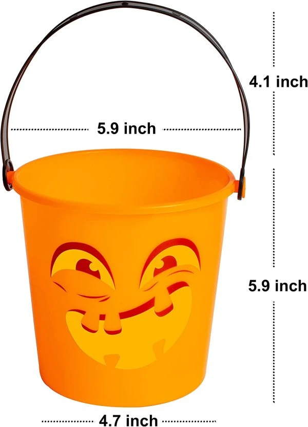 12Pcs Pumpkin Face Bucket Set 7 12Pcs Pumpkin Face Bucket Set - Image 5