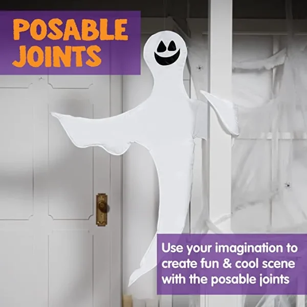 Halloween Bendable Tree Wrap Ghost Decoration 6 Halloween Bendable Tree Wrap Ghost Decoration - Image 4