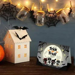 72Pcs Halloween Greeting Cards With Envelopes 12 72Pcs Halloween Greeting Cards With Envelopes -Spirit Halloween Shop 72Pcs Halloween Greeting Cards with Envelopes 4 1