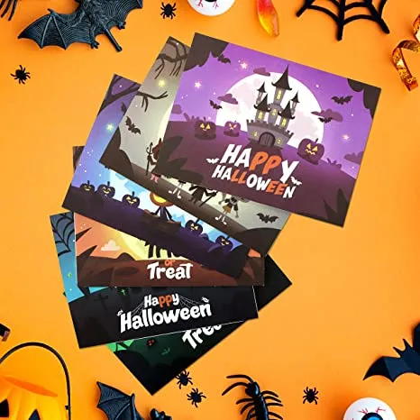 72Pcs Halloween Greeting Cards With Envelopes 8 72Pcs Halloween Greeting Cards With Envelopes - Image 6