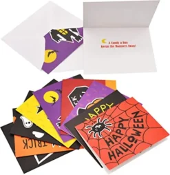 72pcs Halloween Festive Greeting Cards -Spirit Halloween Shop 72Pcs Halloween Holiday Greeting Cards Collection 1