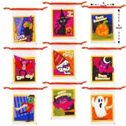 72Pcs Halloween Transparent Drawstring Treat Bags 11 72Pcs Halloween Transparent Drawstring Treat Bags -Spirit Halloween Shop 72Pcs Halloween Transparent Drawstring Treat Bags 4 result 600x600 1