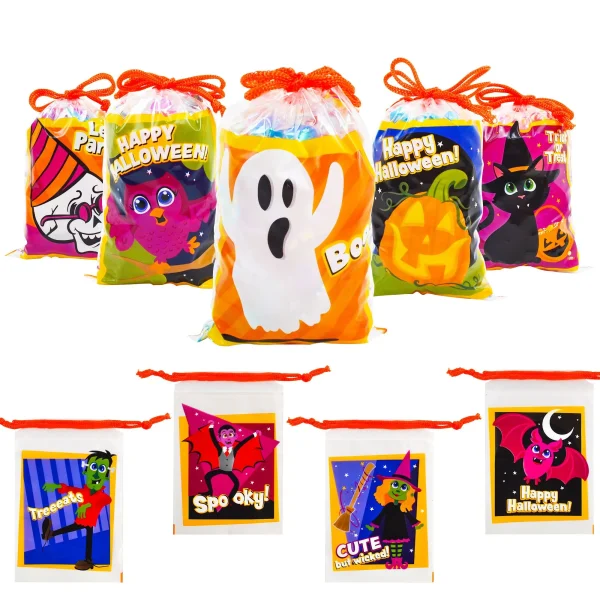 72Pcs Halloween Transparent Drawstring Treat Bags 8 72Pcs Halloween Transparent Drawstring Treat Bags - Image 6