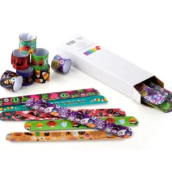 72pcs Halloween Slap Bracelets Party Favors For Kids -Spirit Halloween Shop 72pcs Halloween Slap Bracelets Party Favors for Kids 4 result 600x600 1