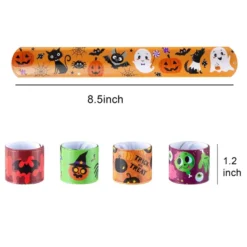 72pcs Halloween Slap Bracelets Party Favors For Kids -Spirit Halloween Shop 72pcs Halloween Slap Bracelets Party Favors for Kids 5 result 600x600 1