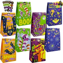 48pcs Paper Halloween Treat Bags In 8 Designs 9 48pcs Paper Halloween Treat Bags In 8 Designs -Spirit Halloween Shop 8 Designs Paper Treat bags 48 Pcs 1 600x601 1