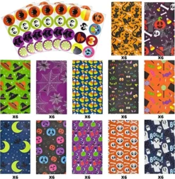 48pcs Paper Halloween Treat Bags In 8 Designs 10 48pcs Paper Halloween Treat Bags In 8 Designs -Spirit Halloween Shop 8 Designs Paper Treat bags 48 Pcs 5 1 600x612 1