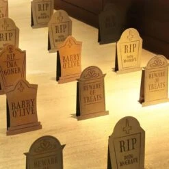 48Pcs Tombstone Paper Bags -Spirit Halloween Shop 81PcPoEm zL. AC SL1500 600x600 1