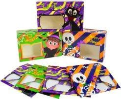 24Pcs Treat Boxes With Clear Window -Spirit Halloween Shop 81WEf1TWtnL. AC SL1500 600x492 1