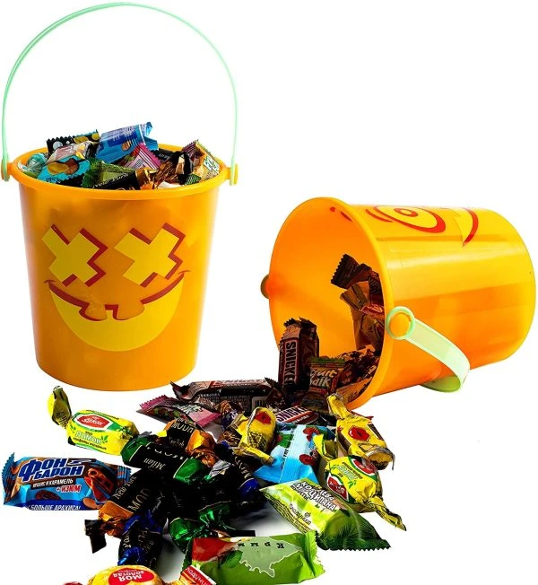12Pcs Pumpkin Face Bucket Set 8 12Pcs Pumpkin Face Bucket Set - Image 6