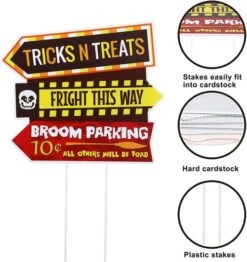 9pcs Halloween Outdoor Corrugate Yard Stake Signs 13 9pcs Halloween Outdoor Corrugate Yard Stake Signs -Spirit Halloween Shop 81m0IZVAY3L. AC SL1500 600x636 1