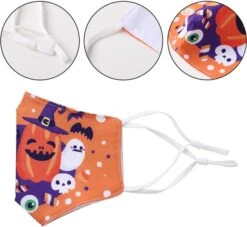 6pcs Halloween Funny Reusable Cloth Masks -Spirit Halloween Shop 81oaqrCK2iL. AC SL1500 600x551 1