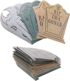 48Pcs Tombstone Paper Bags -Spirit Halloween Shop 81wZDeOr6NL. AC SL1500 600x688 1