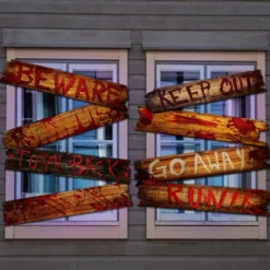 8Pcs Haunted Window Boards
