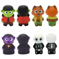 8Pcs Slow Rising Squishy Figures For Halloween