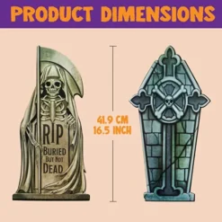 8Pcs Tombstone Halloween Yard Decoration 16.5in -Spirit Halloween Shop 8Pcs Tombstone Halloween Yard Decoration 16 3 600x600 1
