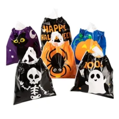 96pcs Drawstring Candy Bags For Halloween Party Favors