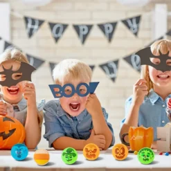 96pcs Halloween Glow In The Dark Bounce Balls -Spirit Halloween Shop 96pcs Halloween Glow in the Dark Bounce Balls 4 result 1 600x600 1