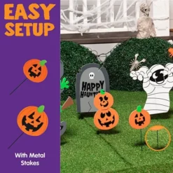 9pcs Corrugate Yard Stake Signs Halloween Decorations 13 9pcs Corrugate Yard Stake Signs Halloween Decorations -Spirit Halloween Shop 9pcs Corrugate Yard Stake Signs Halloween Decorations 6 600x600 1