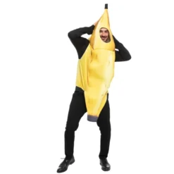 Adult Banana Halloween Costume -Spirit Halloween Shop Adult Banana Halloween Costume 2 result 600x600 1