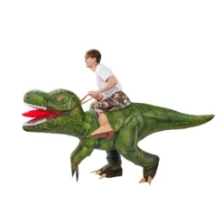 Adult Green Digital Printing T-Rex Inflatable Ride-on Costume -Spirit Halloween Shop Adult Green Digital Printing T Rex Inflatable Ride on Costume 3 result 600x600 1