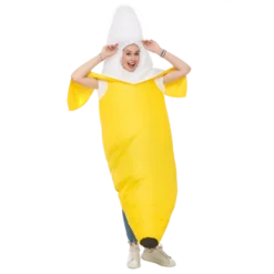 Adult Halloween Inflatable Banana Costume 10 Adult Halloween Inflatable Banana Costume -Spirit Halloween Shop Adult Halloween Inflatable Banana Costume 3 result 600x600 1