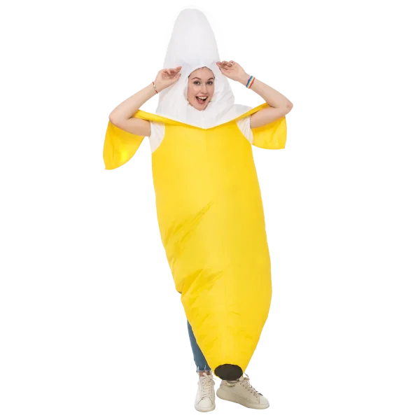 Adult Halloween Inflatable Banana Costume 5 Adult Halloween Inflatable Banana Costume - Image 3