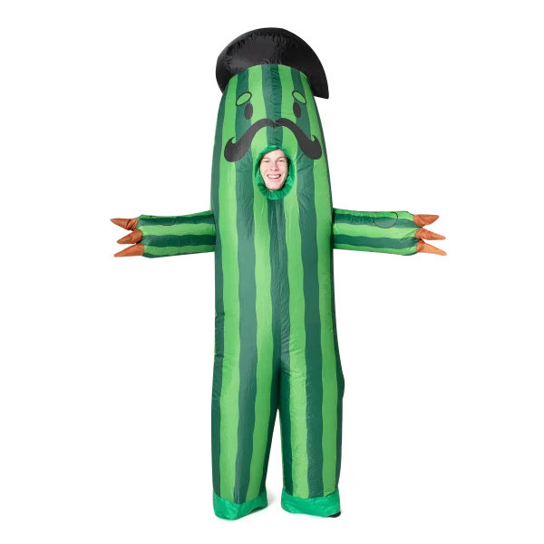Adult Inflatable Funny Cactus Halloween Costume 3 Adult Inflatable Funny Cactus Halloween Costume