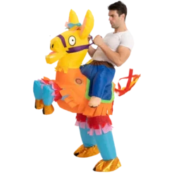 Spirit Halloween Shop 2 Adult Inflatable Halloween Ride A Piñata Costume
