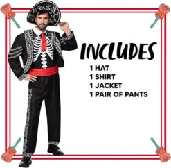 Adult Men Day Of The Dead Costume -Spirit Halloween Shop Adult Men Day Of The Dead Costume 600x588 1