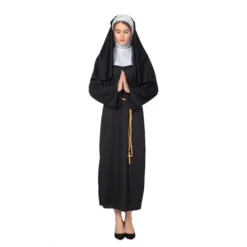 Adult Nun Halloween Costume -Spirit Halloween Shop Adult Nun Halloween Costume 2 result 1 scaled 600x600 1