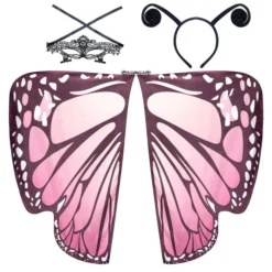 Adult Women Pink Butterfly Wings -One Size