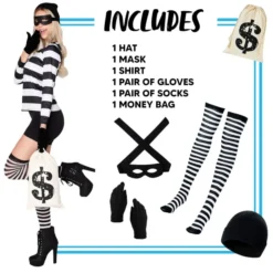 Adult Women Robber Girl Costume -Spirit Halloween Shop Adult Women Robber Girl Costume 5 result 600x600 1