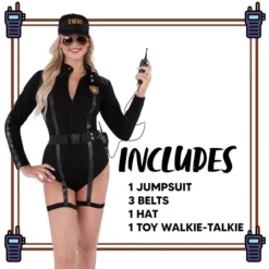 Adult Women Sexy SWAT Costume 12 Adult Women Sexy SWAT Costume -Spirit Halloween Shop Adult Women Sexy SWAT costume 5 result 600x600 1