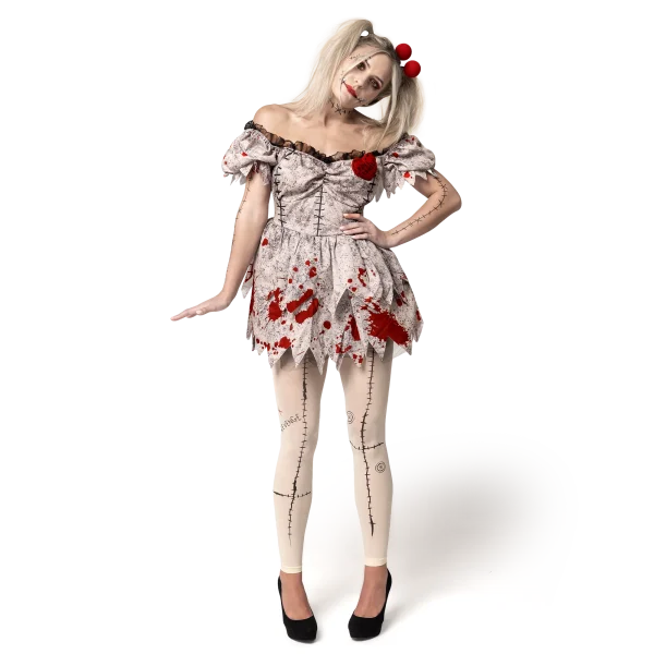Adult Women Voodoo Doll Costume 5 Adult Women Voodoo Doll Costume - Image 3