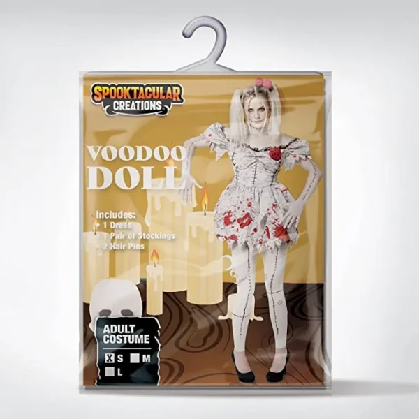 Adult Women Voodoo Doll Costume 8 Adult Women Voodoo Doll Costume - Image 6