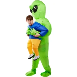 Adult Inflatable Alien Halloween Costume -Spirit Halloween Shop Alien ride on kidnaping inflatable costume adult 7 600x600 1