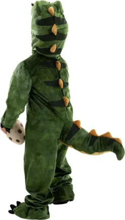 Kids T-rex Realistic Dinosaur Halloween Costume -Spirit Halloween Shop Baby Boy Green T Rex Costume 2 result 600x1052 1