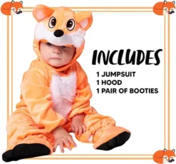 Baby Fox Halloween Costume -Spirit Halloween Shop Baby Unisex Fox Baby Costume 2 1 600x559 1