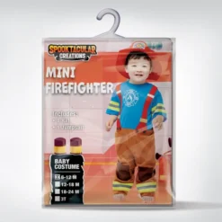Baby Unisex Mini Firefighter Costume -Spirit Halloween Shop Baby Unisex Mini Firefighter Costume 7 result 600x600 1