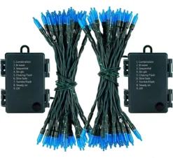 100-Count Blue LED Halloween String Lights 34.6ft -Spirit Halloween Shop Battery Powered Green String Lights 17.3ft 3 result 600x549 1