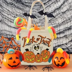3pcs Large Halloween Canvas Tote Bags -Spirit Halloween Shop Big Halloween Canvas Tote Bags 3 Pcs 2 600x600 1