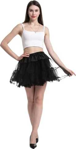 Womens Halloween Black Tutu Skirt -Spirit Halloween Shop Black Petticoat Tutu 7 结果